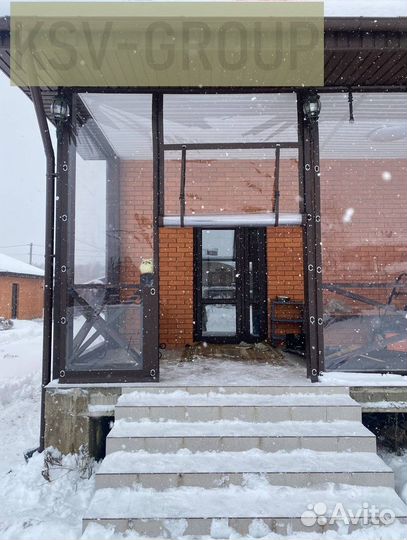 Мягкие окна на беседку