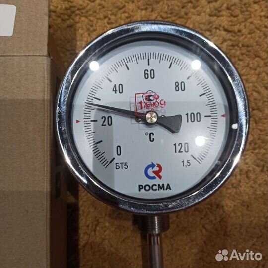 Термометр коррозионностойкий росма бт-52.220