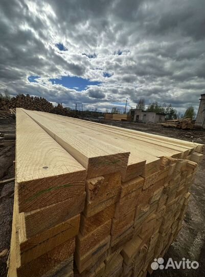 Доска обрезная 40х150х6000