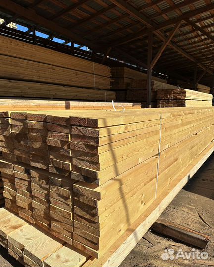 Доска обрезная 40х100х6000