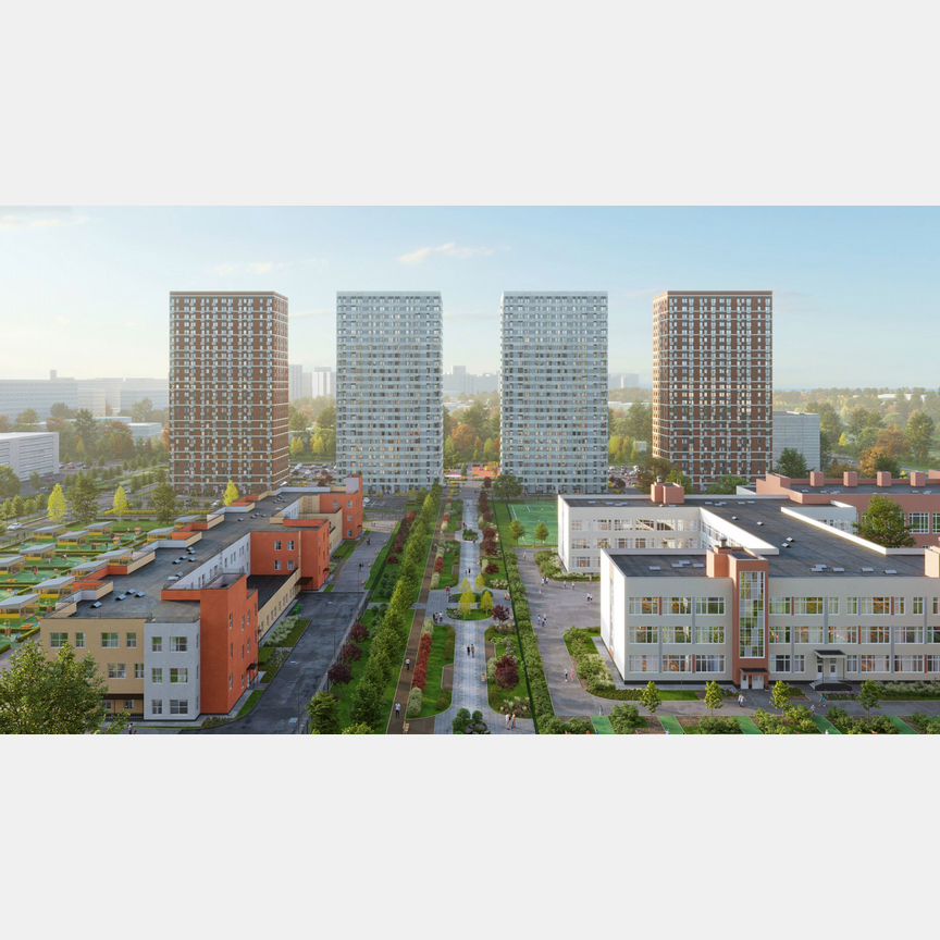 2-к. квартира, 46,6 м², 3/23 эт.