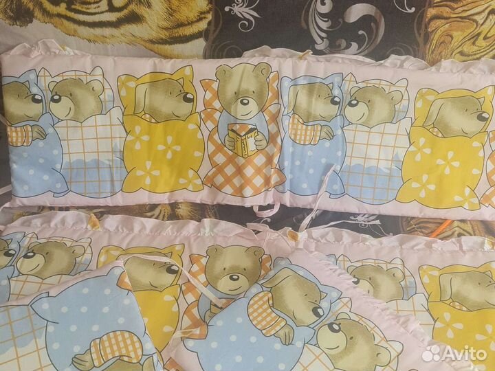 Бортики в детскую кроватку