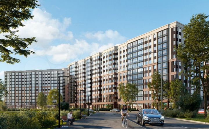 Квартира-студия, 23,3 м², 8/12 эт.