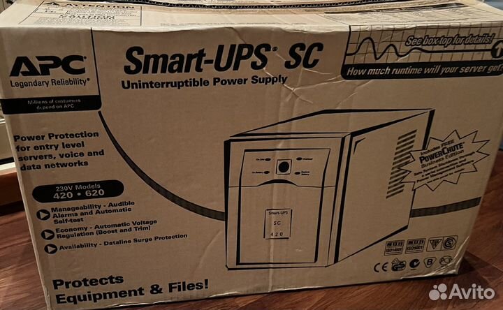 Ибп APC Smart-UPS SC SC420I, 420вa