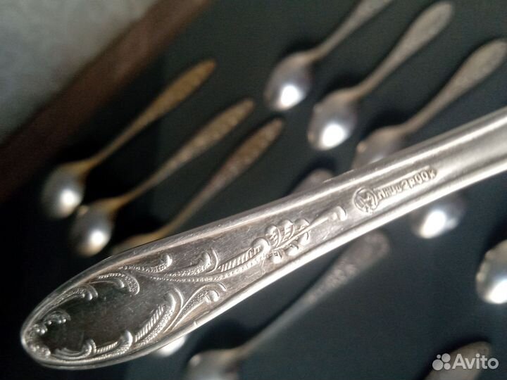 Мельхиоровые чайные и кофейные ложки