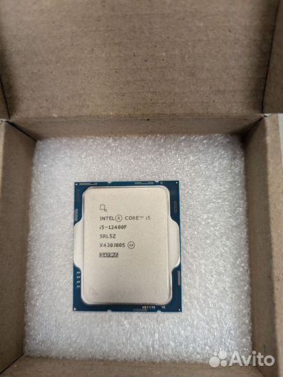 Процессор intel core i5 12400f новый 1год гарантия