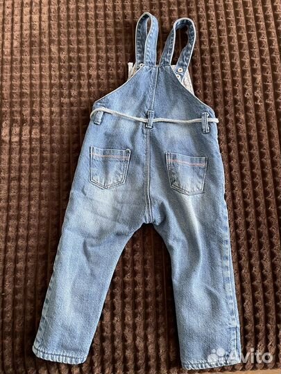 Джинсовый комбинезон для девочки 86