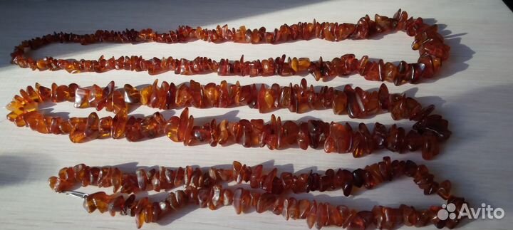 Янтарные бусы СССР