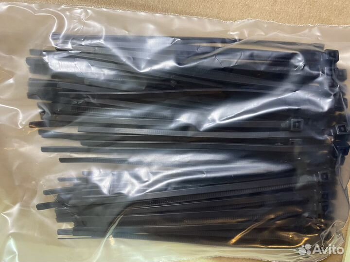 Стяжка черная 100 мм