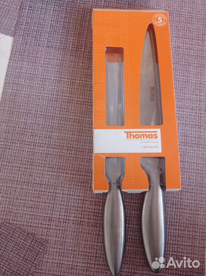 Разделочный набор нож и вилка Thomas