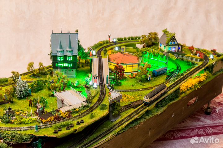 Макет железной дороги 1:220