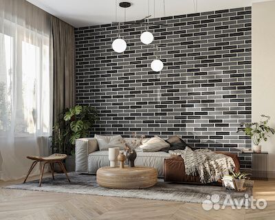 Гибкий кирпич, декоративное покрытие амк, цвет 241