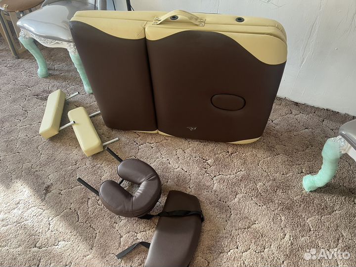 Массажный стол складной с регулировкой высоты