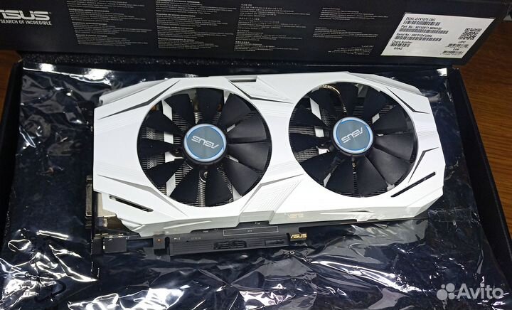 Видеокарта GeForce GTX 1070 asus Dual 8GB