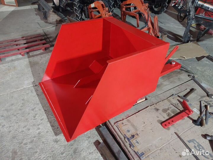 Ковш на вилочный погрузчик увеличенный 1м