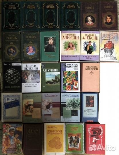 Книги классики и современники, учебники