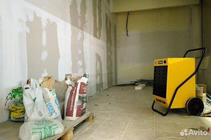 Сушка после затопления, потопа, просушка