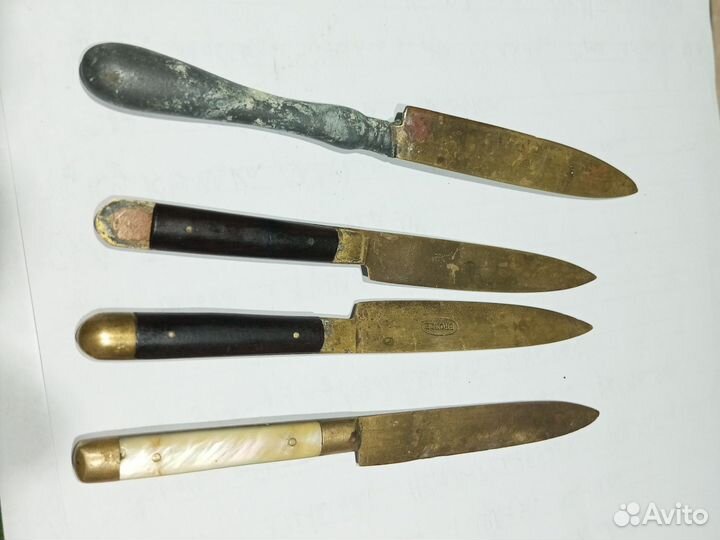 Нож 15 см, бронза со штампом, СССР