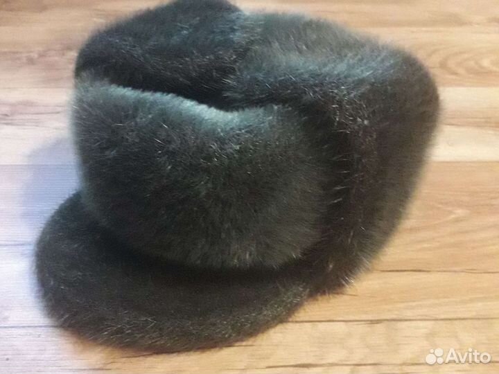 Мужская шапка из нерпы натуральной