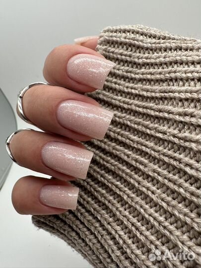 Маникюр, гель лак, укрепление гелем