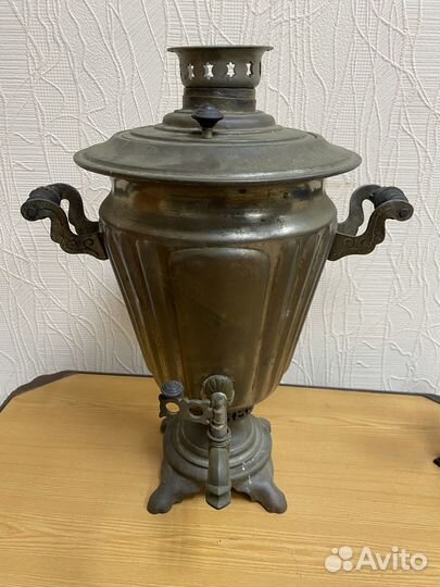 Самовар на дровах угольный СССР