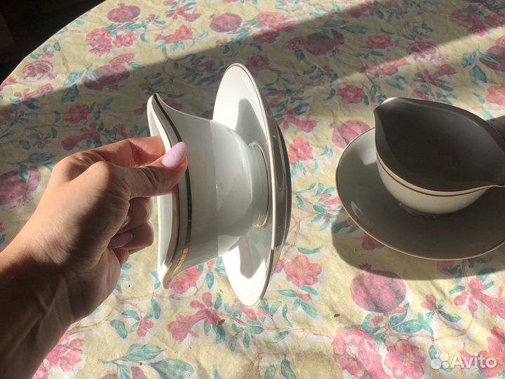 Соусник фарфор СССР