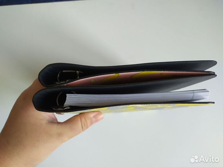 Тетрадь на кольцах со сменным блоком