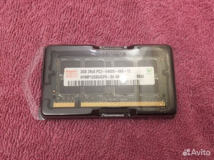 DDR2 2gb память для ноутбука
