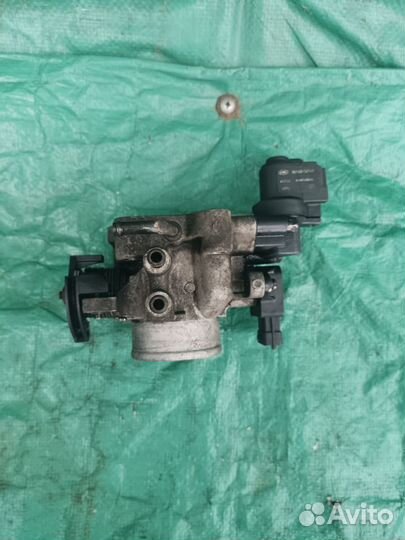 Заслонка дроссельная мех Kia Cerato 2004-2008 г