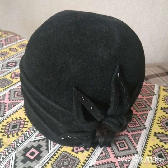 Шляпа фетровая женская