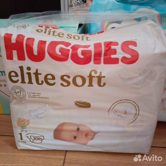 Подгузники Хаггис 3-5 кг, 54 шт