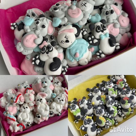 Маршмеллоу - зефир, ручной работы