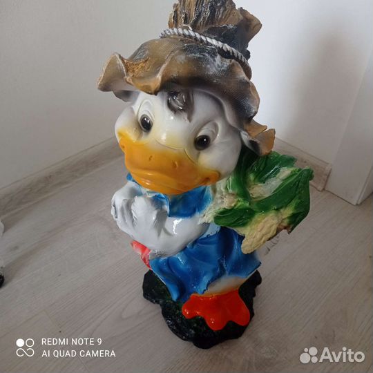 Фигурка садовая утёнок, девочка, лев