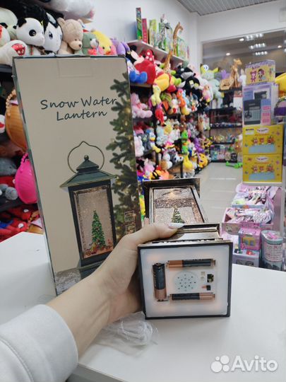 Новогодний светильник-фонарь