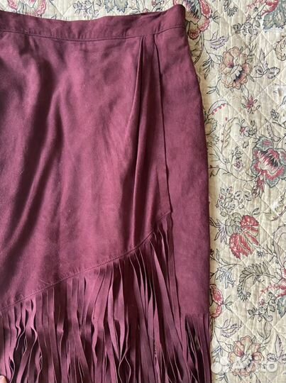 Юбка из натуральной замши