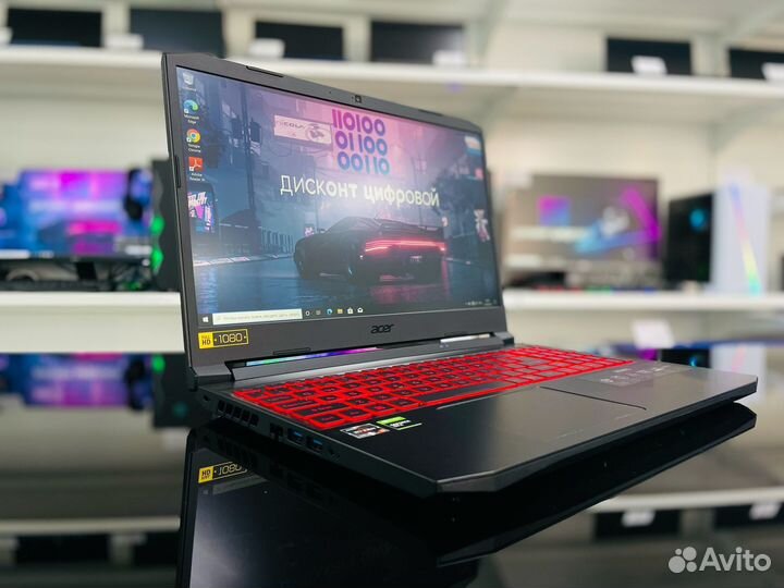 Игровой Nitro 5 Ryzen 5 5600H/DDR4-16/SSD/GTX1650