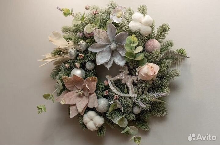 Новогодний рождественский венок