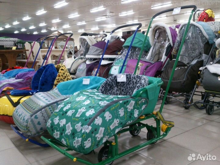 Санки 4е колеса Санки-коляски Много