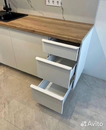 Белый кухонный гарнитур/современная кухня на заказ