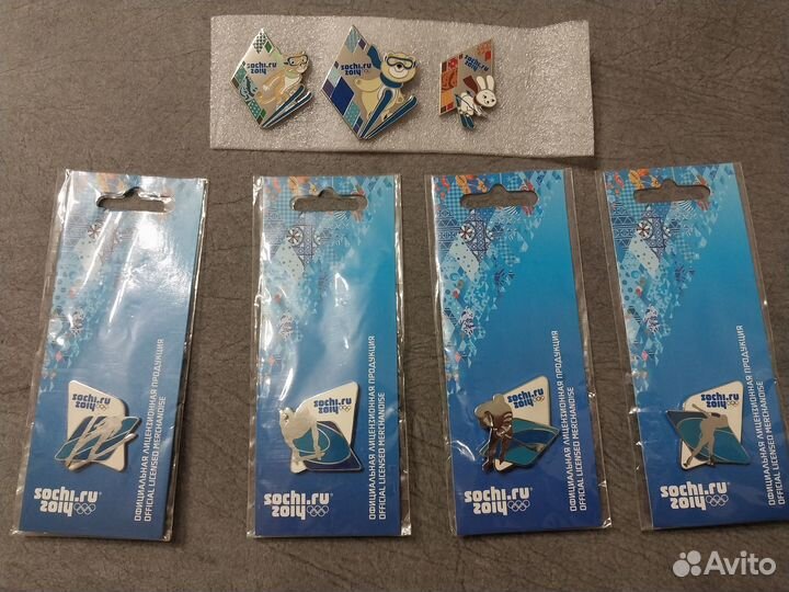 Значки Олимпиада Сочи 2014