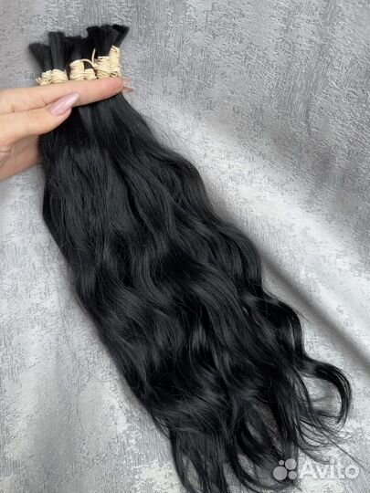 Волосы натуральные срез