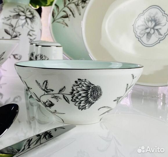 Столовый сервиз Lemongreas в стиле Villeroy&bovh