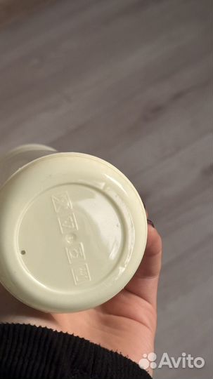 Бутылочка для воды 0,3 стекло