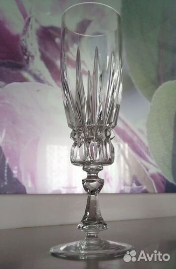 Хрустальные фужеры и рюмки