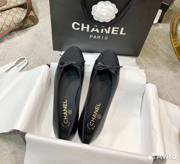 Балетки женские chanel Premium