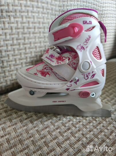 Коньки детские раздвижные 30-33