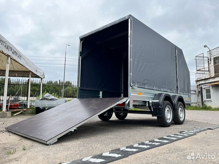 Прицеп сст 7132-19-Ш (Борт-Аппарель и Тент 1.53)