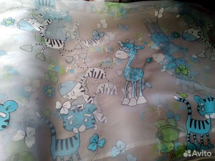 Органза с детским рисунком