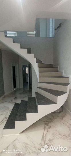 Монолитные бетонные лестницы