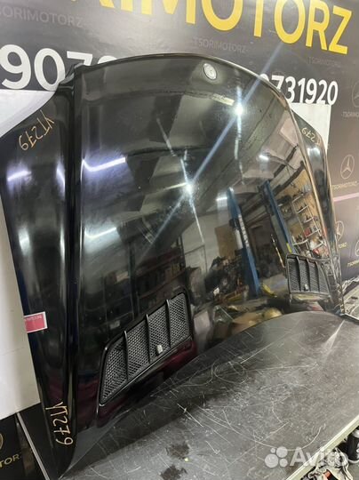 Капот мерседес w164 Ml550 цвет 040U